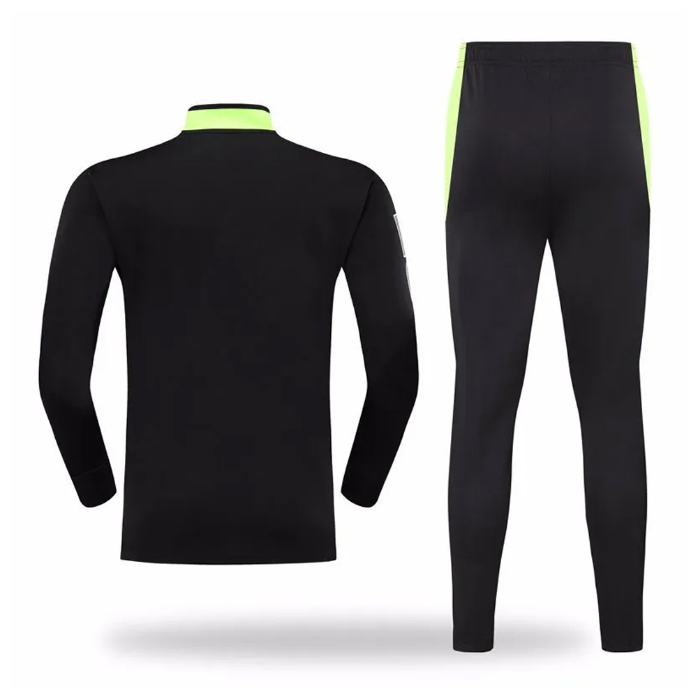 Men Sport Running Football Training clothes Jacket +Pants Suit